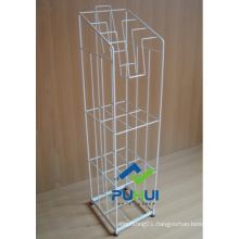 Floor Standing Metal Wire Newspaper Stand (PHC308)